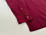 90s Polo Ralph Lauren Rayon L/S Shirt M Burgundy