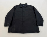 90s GAP Leather CarCoat XL Black