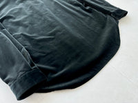 90s Polo Ralph Lauren ARMOND Velvet L/S Shirt XL Black