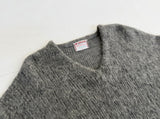 60s McGregor PowderSnow Mohair Sweater XL LightGrey