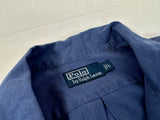 90s Polo Ralph Lauren Cotton&Linen Loop Shirt L Navy