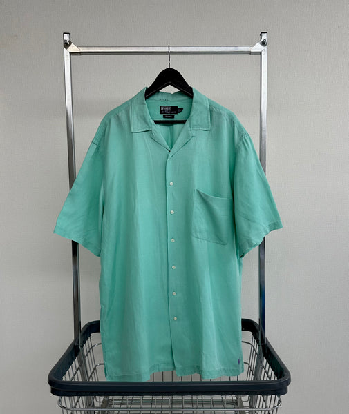 90s Polo RalphLauren CALDWELL Loop Shirt XL Tiffany