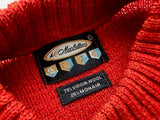 60s Manhattan Mohair Crewneck Sweater L DeepOrange
