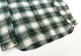 90s Polo Ralph Lauren Flannel Shadow Plaid L/S Shirt L Green