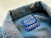 90s Pendleton Shadow Plaid Jacket L Turquoise