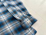 Polo Sport Shadow Plaid Loop L/S Shirt L Blue&White