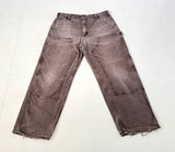 Carhartt DoubleKnee pants 35x30 DarkBrown