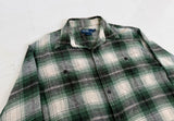 90s Polo Ralph Lauren Flannel Shadow Plaid L/S Shirt L Green