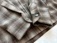 90s Pendleton ShadowPlaid Board Shirt L Khaki