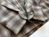 90s Pendleton ShadowPlaid Board Shirt L Khaki