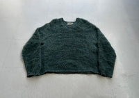 60s Montcrain Mohair Sweater L Emerald