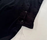 90s Polo Ralph Lauren LOWELL SPORT Velour L/S Shirt M Black