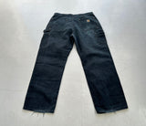 Carhartt Double Knee Pants 36x30 Black N14