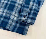 90s PENDLETON Shadow Plaid Board shirt L DeepBlue