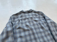 90s Pendleton ShadowPlaid Board Shirt L Turquoise