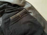90s Polo Ralph Lauren Leather Zip Jacket XXL Black