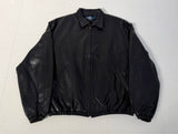90s Polo Ralph Lauren Leather SwingTop Jacket XL Black