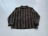 60s Pendleton Shadow Plaid Striped Loop Shirt XL