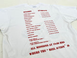 90s Spaceship Movies T-shirt XL White