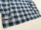 POLO SPORT Shadow Plaid Loop Shirt XXL Blue