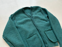 60s GrantCrest Mohair Cardigan L Emerald