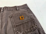 Carhartt DoubleKnee pants 35x30 DarkBrown