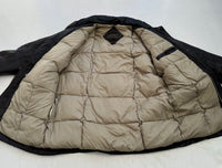 80s Eddie Bauer Leather Puffer Coat L