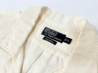 90s Polo Ralph Lauren CALDWELL Loop Shirt XL Off White