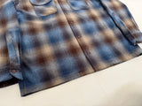 90s Pendleton Shadow Plaid Board Shirt L Blue
