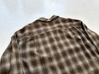 90s Pendleton ShadowPlaid Board Shirt L Khaki