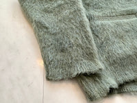 60s Julliard Mohair Cardigan L MossGreen