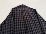 90s Polo Ralph Lauren BLAKE Shadow Plaid L/S Shirt L Black