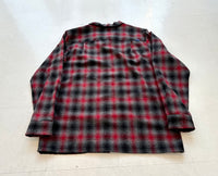 90s Pendleton Shadow Plaid Board Shirt XL Gray&Red