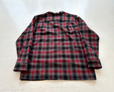 90s Pendleton Shadow Plaid Board Shirt XL Gray&Red