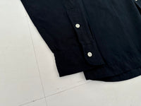 90s Polo Ralph Lauren Linen&Silk L/S Shirt L Black