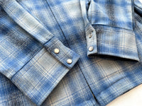 90s Pendleton Shadow Plaid Western Jacket XL Blue