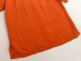 90s Polo Ralph Lauren Silk&Linen S/S Shirt L Orange