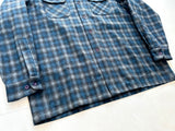 90s Pendleton ShadowPlaid Board Shirt XL Navy