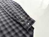 90s Polo Ralph Lauren BLAKE ShadowPlaid L/S Shirt XL Black&Gray