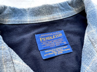 90s Pendleton ShadowPlaid Board Shirt L Turquoise