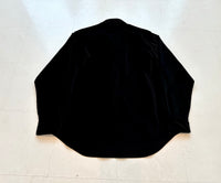 90s Polo Ralph Lauren ESTATE Velour L/S Shirt XL Black
