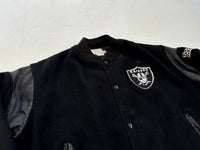 CHALK LINE NFL RAIDERS Varsity Jacket XL Black