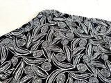 90s Polo Ralph Lauren Botanical Rayon S/S Shirt L Black