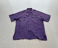 90s Polo Ralph Lauren Linen Loop Shirt XL Purple