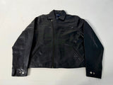 90s Polo Ralph Lauren Leather Double Breasted Riders Jacket XL Black
