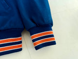 70s EMPIRE NY Mets Melton Varsity Jacket XL Blue