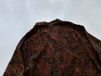 90s Polo Ralph Lauren Rayon Paisley L/S Loop Shirt L