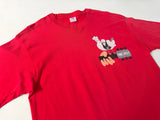 90s Haagen-Dazs Woodstock Tshirt L Red