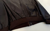 90s Polo Ralph Lauren A-2 Leather Jacket XXL DeepBrown