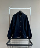 90s Wether Breaker Nylon Coach Jacket Navy
